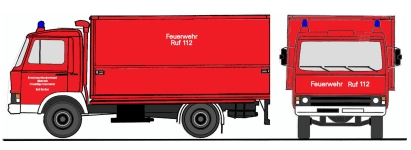 Loewe 4050 - H0 - Magirus-Deutz Zeta 90M5 - GW-Öl KFLV Biberach